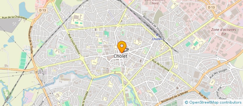 localisation de l'entreprise SCI LA MARGUERITE à CHOLET