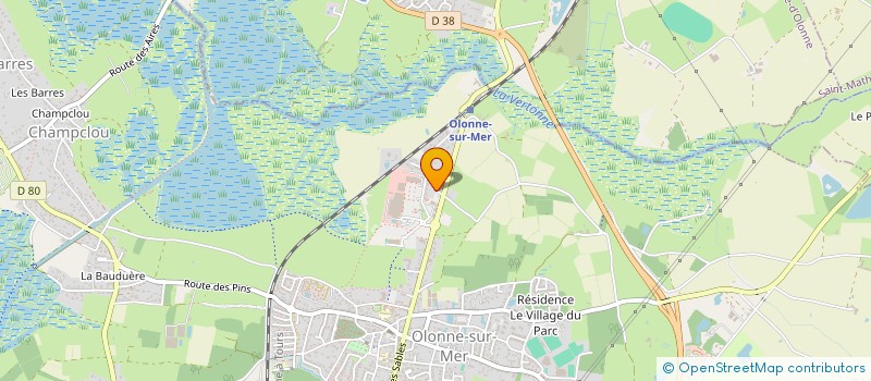 localisation de l'entreprise SCI LA MARGUERITE à LES SABLES D'OLONNE