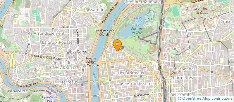 localisation de l'entreprise SCI LA MARGUERITE  LYON