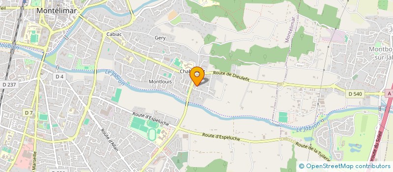 localisation de l'entreprise SCI LA MARGUERITE DU NANT  MONTELIMAR
