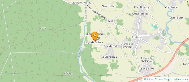 localisation de l'entreprise SCI LA MARIA à MOULINS-SUR-TARDOIRE