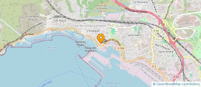 localisation de l'entreprise SCI LA MARIBO à MARSEILLE