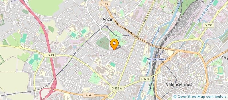 localisation de l'entreprise SCI LA MARIE  ANZIN