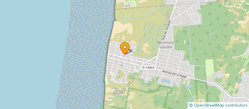 localisation de l'entreprise SCI LA MARINA  MERLIMONT