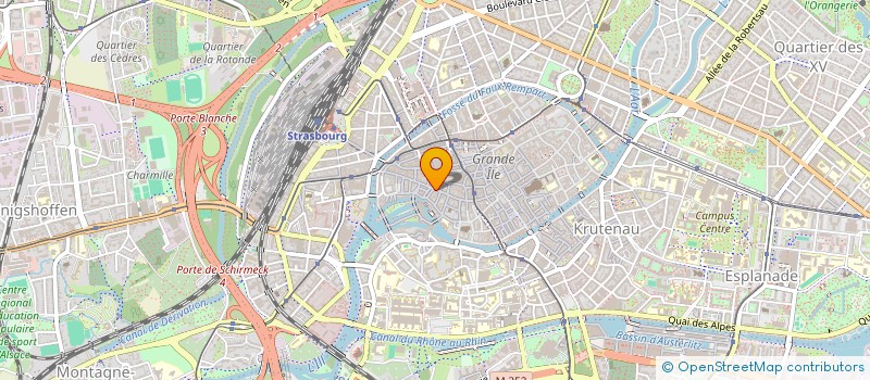 localisation de l'entreprise SCI LA MARINA  STRASBOURG