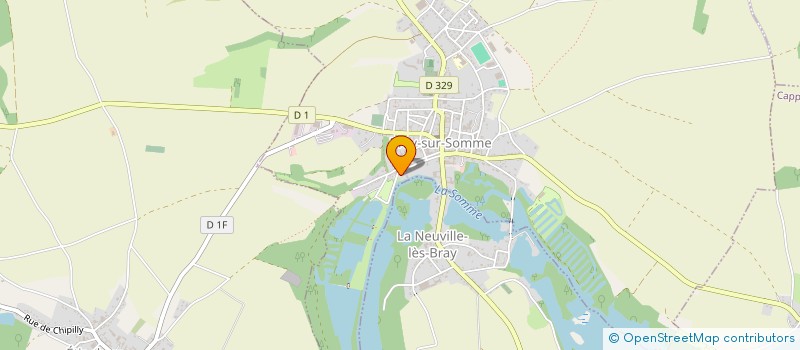 localisation de l'entreprise SCI LA MARINA  BRAY-SUR-SOMME