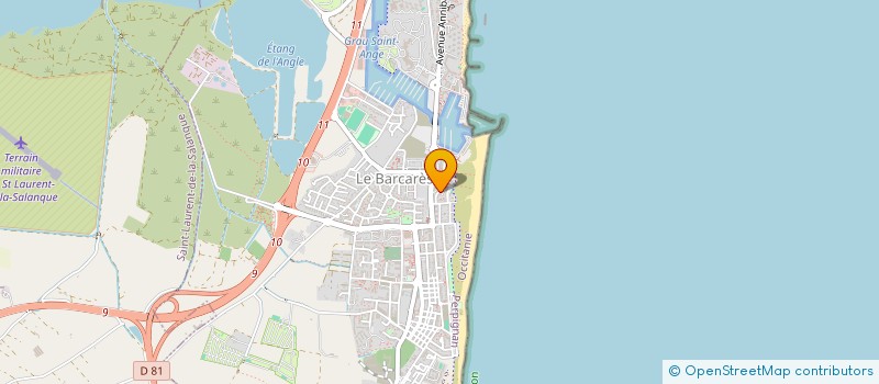 localisation de l'entreprise SCI LA MARINADE  LE BARCARES