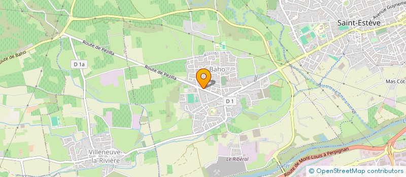 localisation de l'entreprise SCI LA MARINADE DU RIBERAL N 2  BAHO