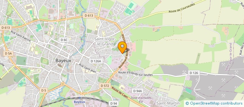 localisation de l'entreprise SCI LA MARINE  BAYEUX