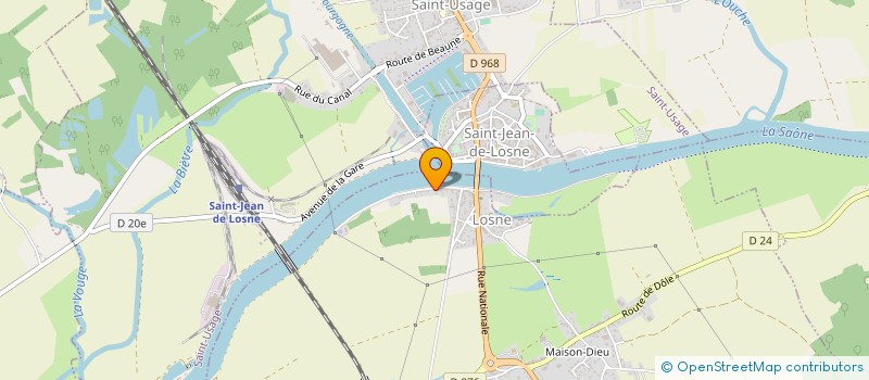 localisation de l'entreprise SCI LA MARINE  LOSNE