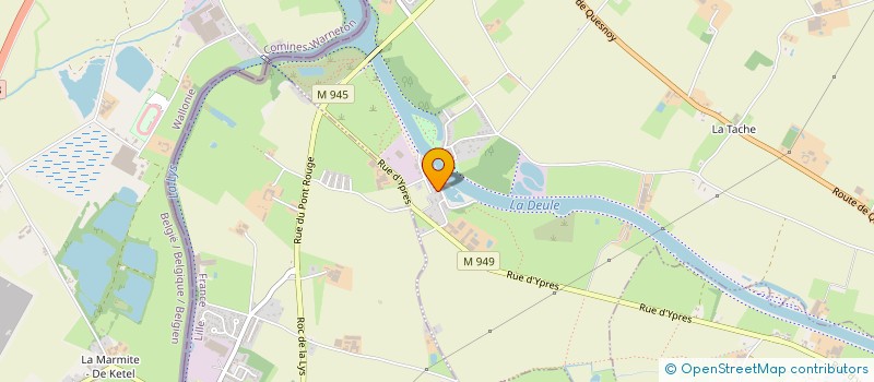 localisation de l'entreprise SCI LA MARINE  DEULEMONT