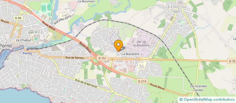 localisation de l'entreprise SCI LA MARINE  PORNIC