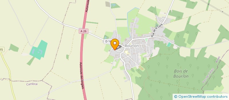 localisation de l'entreprise SCI LA MARINELLE  BOURLON