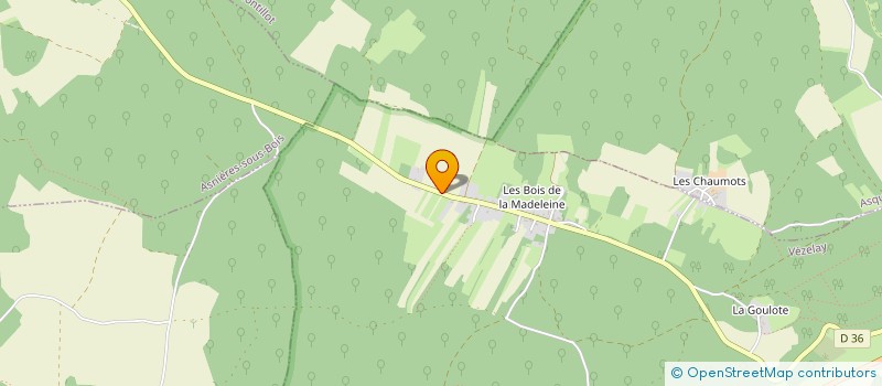 localisation de l'entreprise SCI LA MARINERIE à VEZELAY