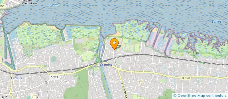 localisation de l'entreprise SCI LA MARINIERE à GUJAN-MESTRAS