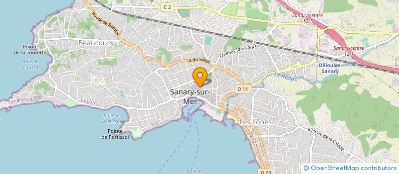 localisation de l'entreprise SCI LA MARINIERE à SANARY-SUR-MER