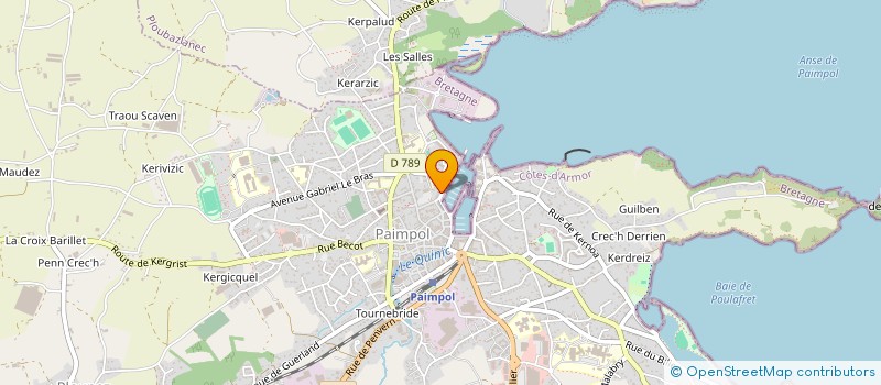 localisation de l'entreprise SCI LA MARINIERE  PAIMPOL