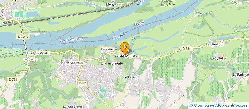 localisation de l'entreprise SCI LA MARIONNIERE  OREE-D'ANJOU