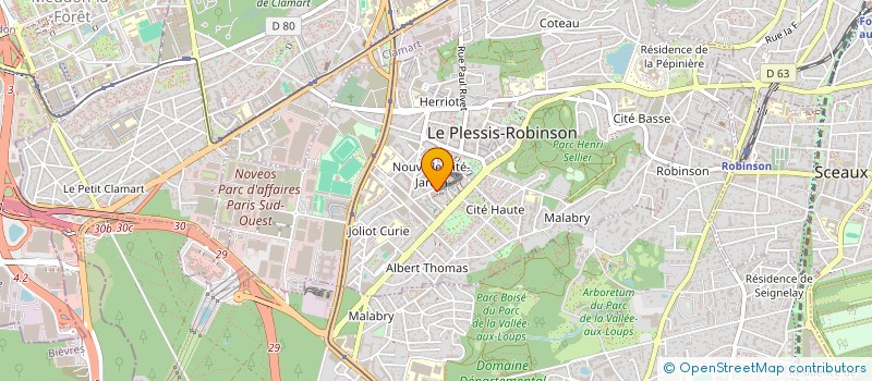 localisation de l'entreprise SCI LA MARIZIERE à LE PLESSIS-ROBINSON