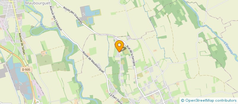 localisation de l'entreprise SCI LA MARLERE  LAFITOLE