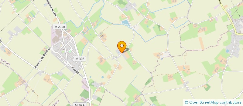 localisation de l'entreprise SCI LA MARLIERE  COMINES