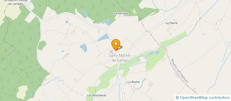 localisation de l'entreprise SCI LA MARMAGNE B.J à MOULINS-SUR-CEPHONS