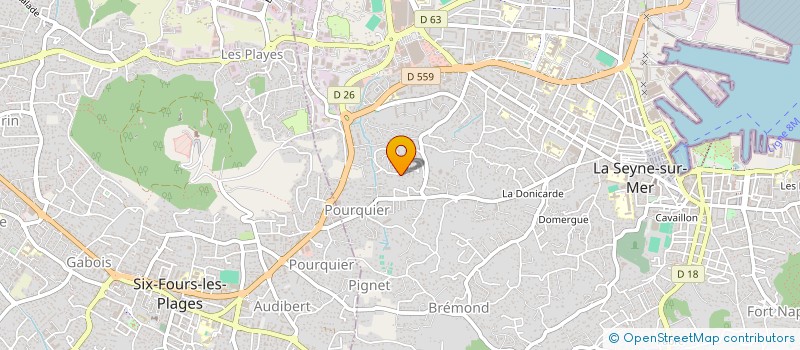localisation de l'entreprise SCI LA MARMOTTE à LA SEYNE-SUR-MER