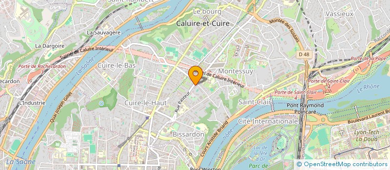 localisation de l'entreprise SCI LA MARMOTTE  CALUIRE-ET-CUIRE