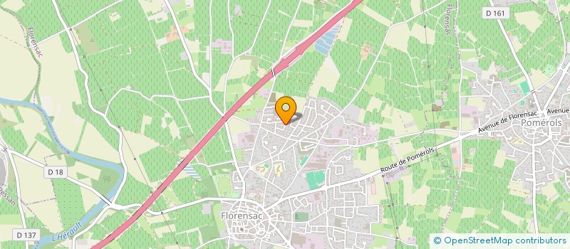 localisation de l'entreprise SCI LA MARMOTTE  FLORENSAC