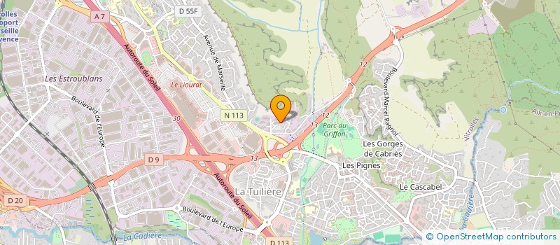 localisation de l'entreprise SCI LA MARMOTTE à VITROLLES