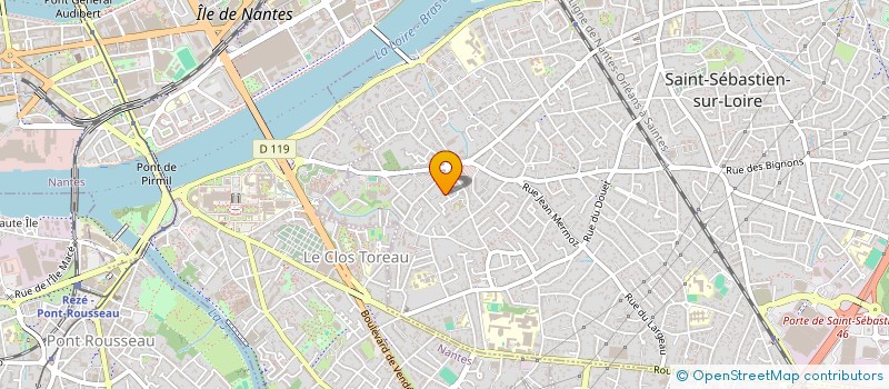 localisation de l'entreprise SCI LA MARMOTTE BLEUE à SAINT-SEBASTIEN-SUR-LOIRE