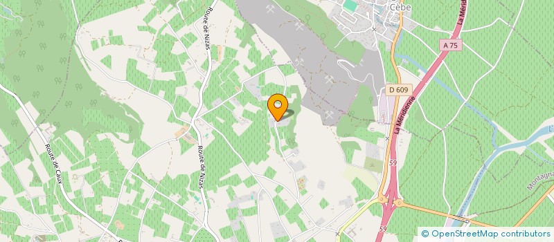 localisation de l'entreprise SCI LA MARMOTTE DE CAVAIGNAC  PEZENAS