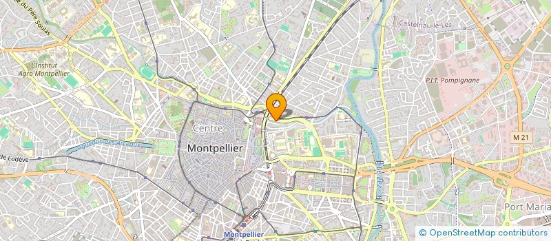 localisation de l'entreprise SCI LA MARMOTTIERE à MONTPELLIER