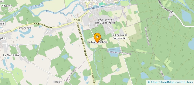 localisation de l'entreprise SCI LA MARMOUCHERE  TOUR EN SOLOGNE