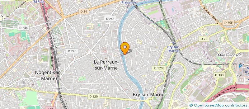 localisation de l'entreprise SCI LA MARNE à BRY-SUR-MARNE