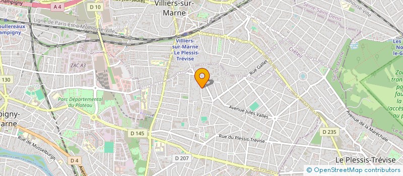 localisation de l'entreprise SCI LA MARNE  CHAMPIGNY-SUR-MARNE