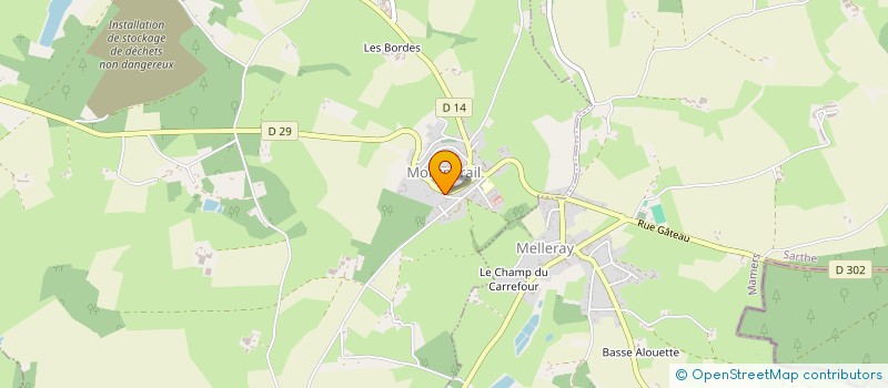 localisation de l'entreprise SCI LA MAROLLAISE  MONTMIRAIL