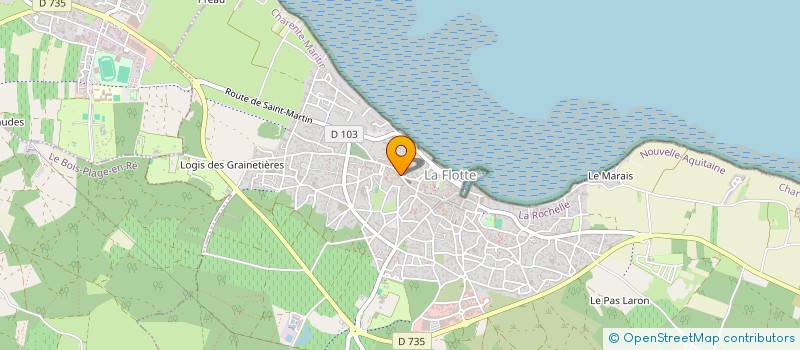 localisation de l'entreprise SCI LA MAROTTE  LA FLOTTE