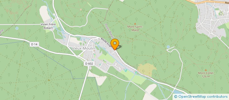 localisation de l'entreprise SCI LA MAROTTE  VIEUX-MOULIN