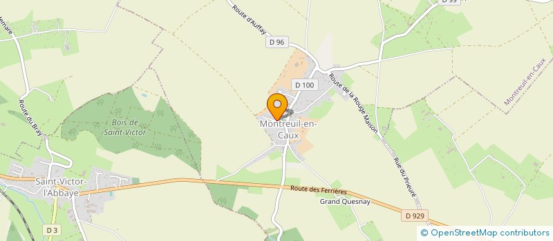 localisation de l'entreprise SCI LA MARQUANDERIE  MONTREUIL-EN-CAUX