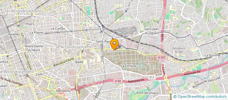 localisation de l'entreprise SCI LA MARQUETERIE à MARSEILLE
