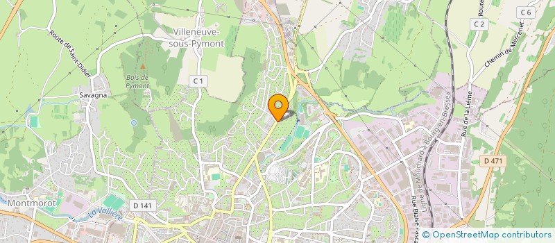 localisation de l'entreprise SCI LA MARQUISE 13  LONS-LE-SAUNIER