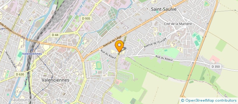 localisation de l'entreprise SCI LA MARQUISE  VALENCIENNES