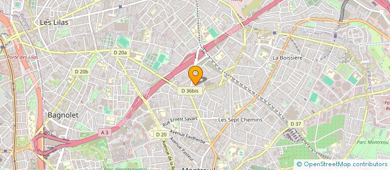 localisation de l'entreprise SCI LA MARQUISE à ROMAINVILLE
