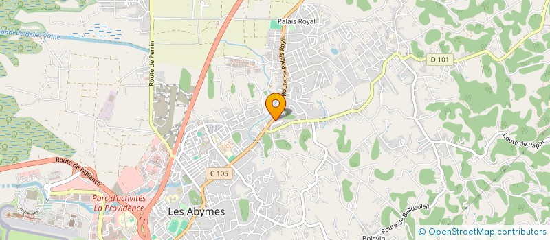 localisation de l'entreprise SCI LA MARRONE à LES ABYMES