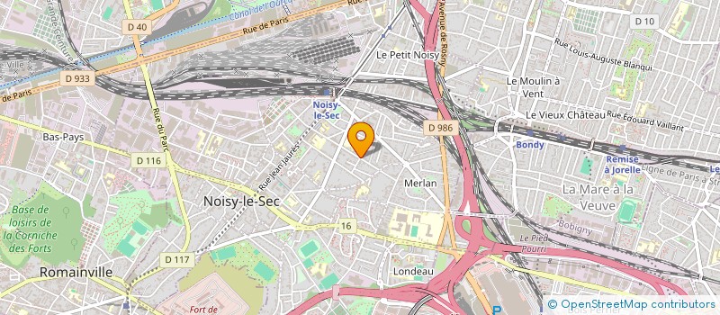 localisation de l'entreprise SCI LA MARSAN à NOISY-LE-SEC