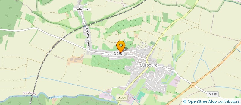 localisation de l'entreprise SCI LA MARSEILLAISE  SURBOURG