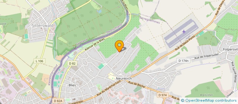 localisation de l'entreprise SCI LA MARSIENNE à SARREGUEMINES