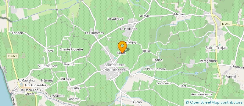 localisation de l'entreprise SCI LA MARTINE à BOURG