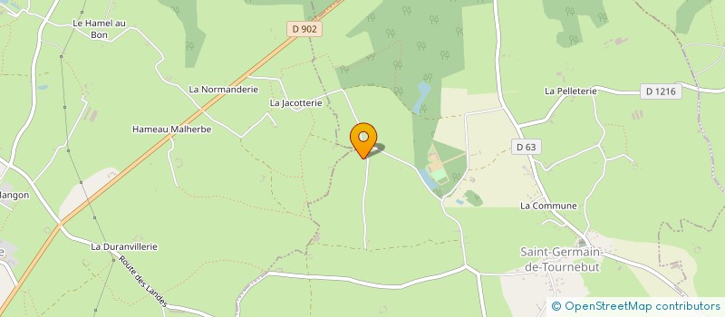 localisation de l'entreprise SCI LA MARTINERIE 6  SAINT-GERMAIN-DE-TOURNEBUT